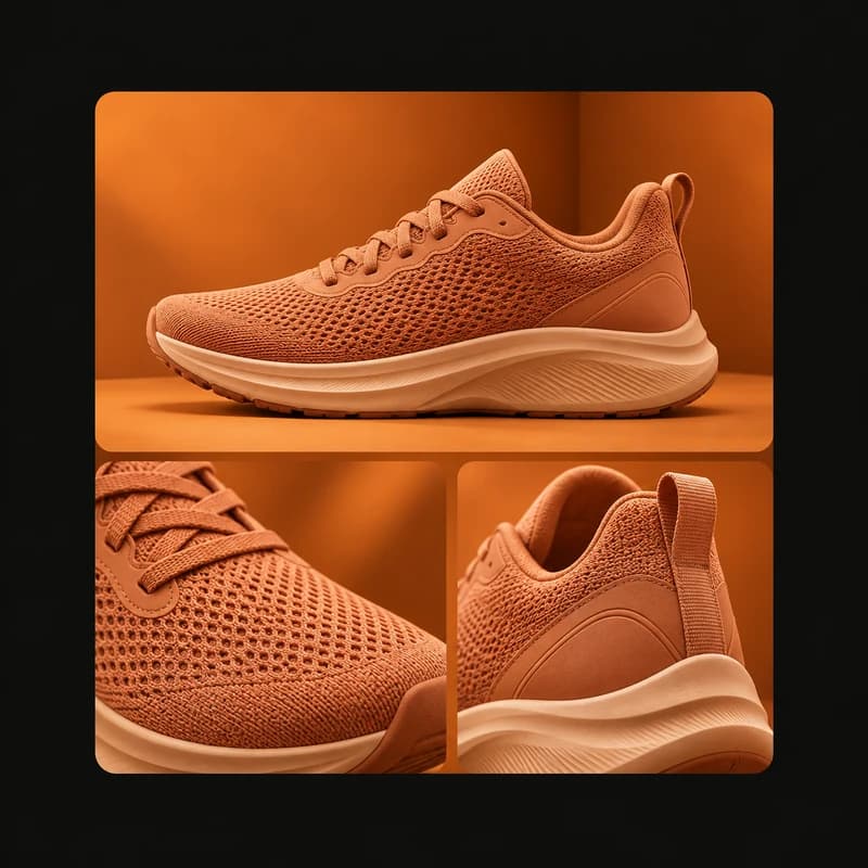 Illustrative example: framing variations for a sneaker