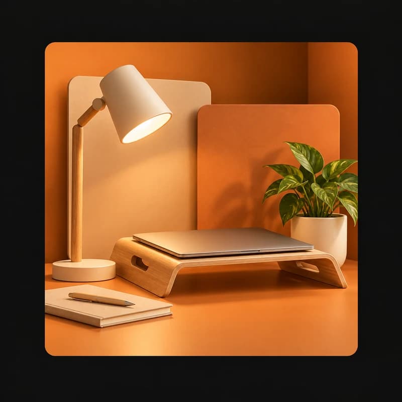 Illustrative example: selection of accessories for a desk